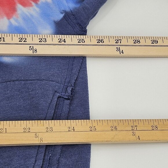 Free People Movement Ombre Metti Crew Sweatshirt Blue Women’s Size M Athleisure - Picture 11 of 13